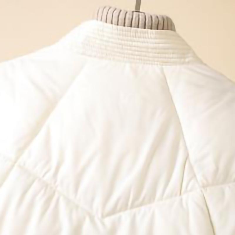 Down Winter Women's Vest Thicken V Neck Sleeveless Puffer Jacket Padded Warm Outerwear Women