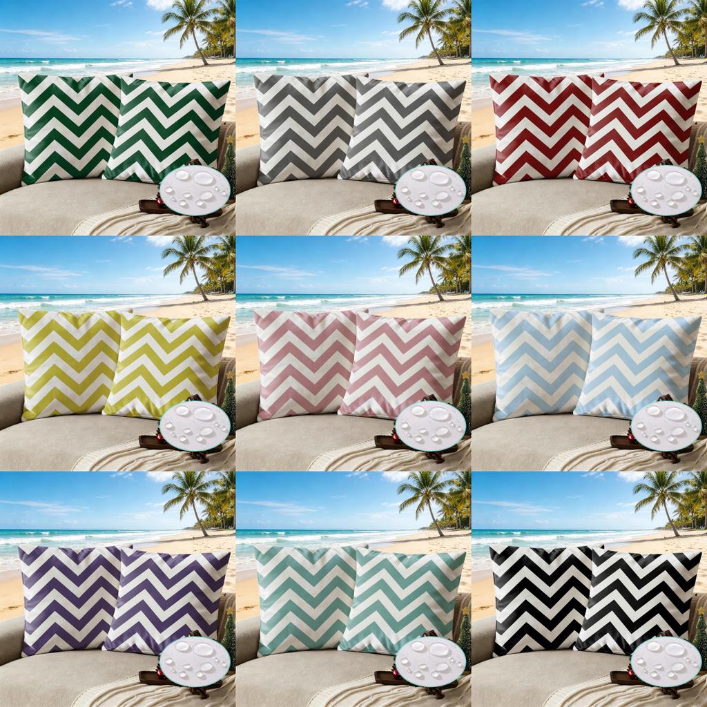 Modern Minimalist Polyester Waterproof Pillow Cover With Digital Print For Living Room Decor