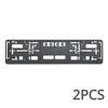 1/2Pcs Car Licence Plate Bracket Black Number Plate Holder EU Standard License Plate Frame Cover Anti-corrosion Auto Accessories License Plate Covers