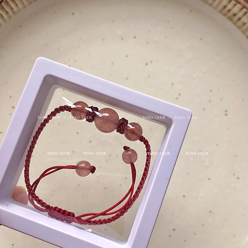 Bohemian Color Ethnic Style Hand-Woven Beaded Bracelet French Holiday Style Adjustable Bracelet Summer