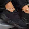Sneakers, modische Plateauschuhe mit Schnürung für Damen, Sommer, Übergröße, flache Mesh-Sportschuhe, vulkanisierte Damenschuhe