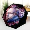 Vibrant Pink Elegance Folding Umbrella Umbrella Travel Sun Umbrella Gift Umbrella