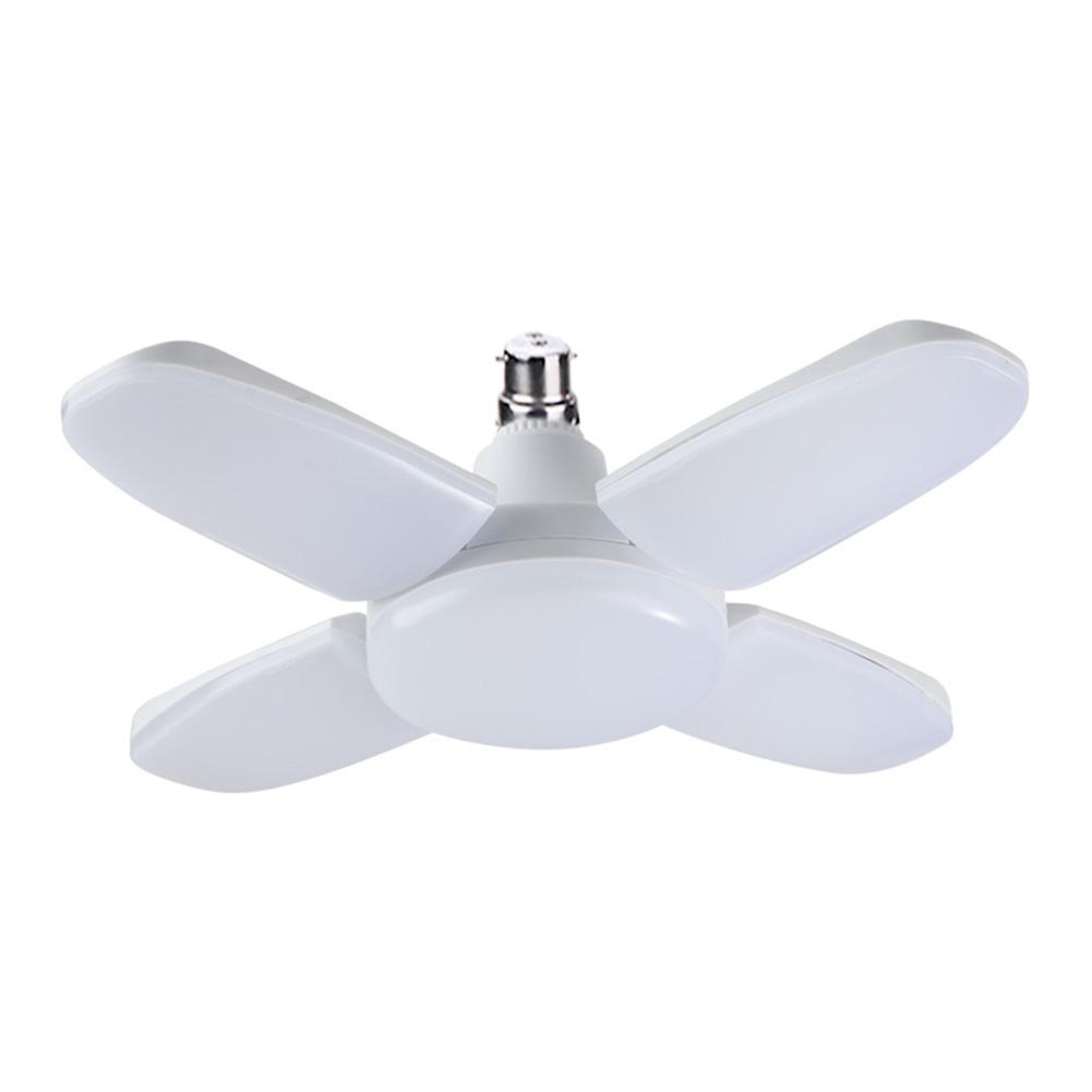 

Foldable LED Garage Light 60W B22 Hot Selling Portable Safety Angle Adjustable Practical Fan Blades Energy Saving Lamp белый
