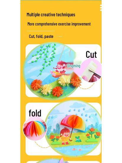 Mr. Toy 24 Solar Terms DIY Kit: Four Seasons Decorative Paintings for Kids.