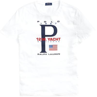 Polo SS24 Letter Print Crew Neck Short Sleeve T-Shirt Men Tops White 710790870-002