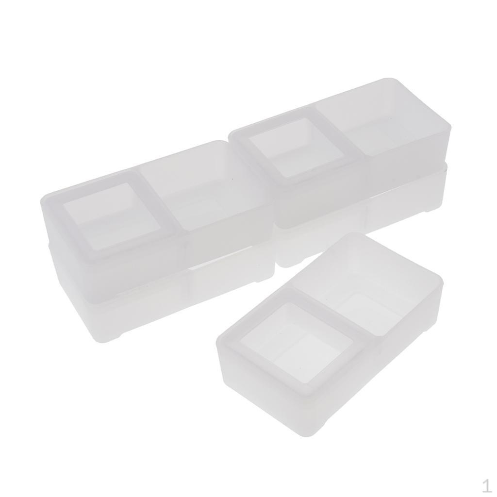 Set Of 5 Reptile Water Bowl Food Dish Feeder Tortoise Gecko Turtle