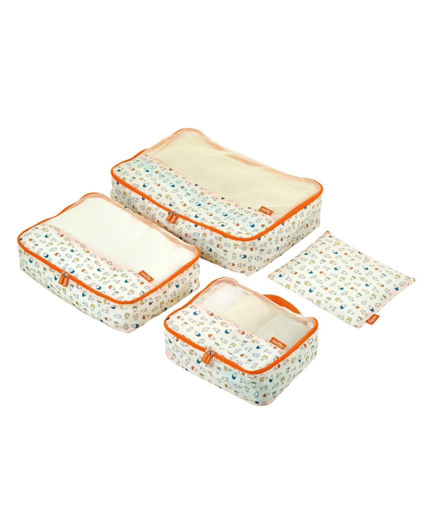 Miffy Bag-In-Bag Inner Pouch Travel Pouch 4-Piece Set