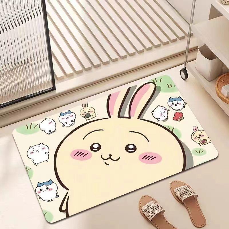 Cartoon Floor Mat Bathroom Floor Mat Entrance Door Mat Toilet Door Suction Foot Mat