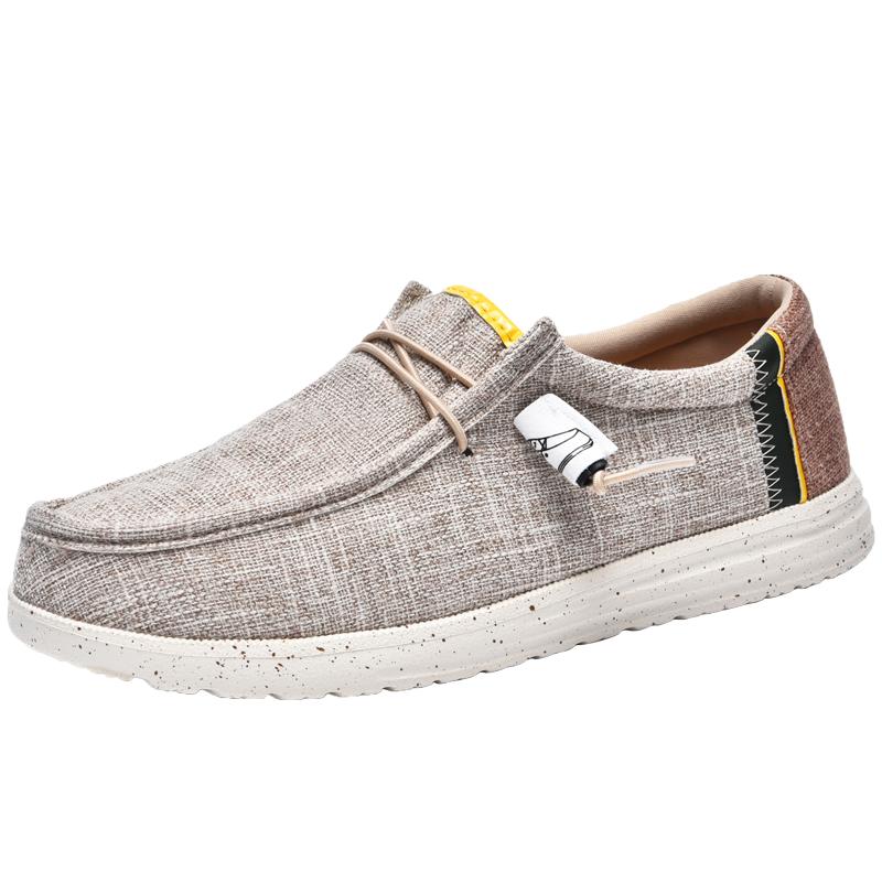 Size 48 Men Casual Shoes Slip on Canvas Loafers Comfortable Walking Flats for Man Non Slip Soft Moccasins Sneakers Summer Loafer