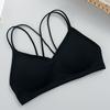 Korean version of cotton beauty back sling vest underwear women with chest pad bra student chest wrap summer spice girl no steel ring tube top