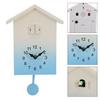 Cuckoo Clock with Cuckoo Bird Voices   Modern Battery Operated Hourly Chiming Wall Clock for Study   Living Room