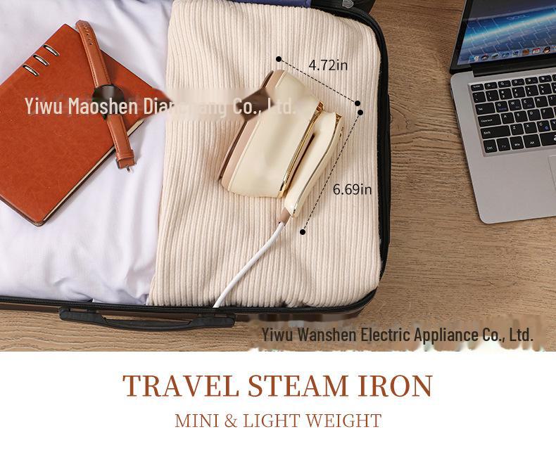 Portable High-Power Handheld Steam Iron for Home Use