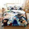 Anime DRAMAtical Murder Game Bedding Set Duvet Cover Bed Set Quilt Cover Pillowcase Comforter King Queen Size Boys Adult Bedding