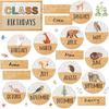 Back to School Birthday Bulletin Board Set Summer Woodland Animals Class Birthday Bulletin Board Stickers Jungle Life Month Header Decals for School