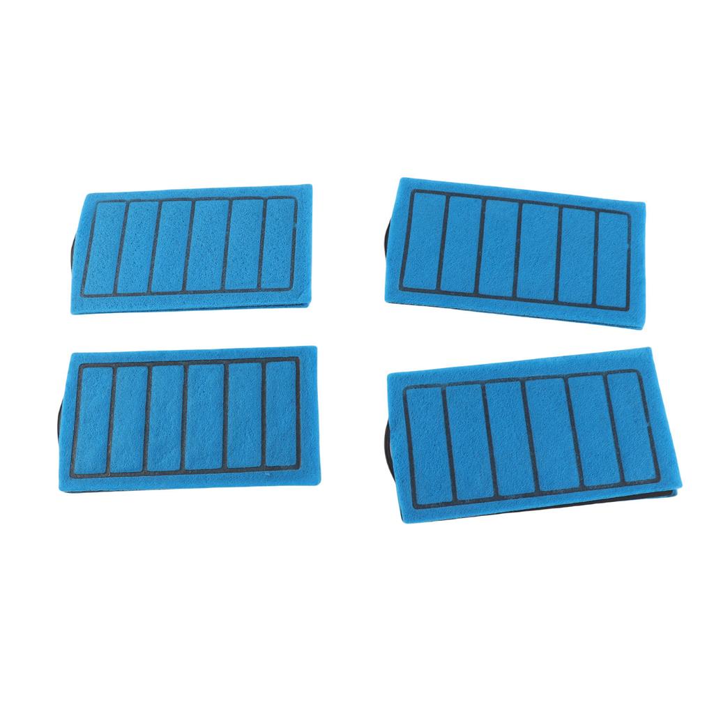 4pcs Blue Filter Cartridges Aquarium Tortoise Tank Carbon Filter Element Replacement