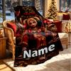 Custom Name Personalized Harley Quinn Joker Print Blanket, Home Decor, Bedroom, Sofa, Camping, Couch, Gifts for Birthday Christmas