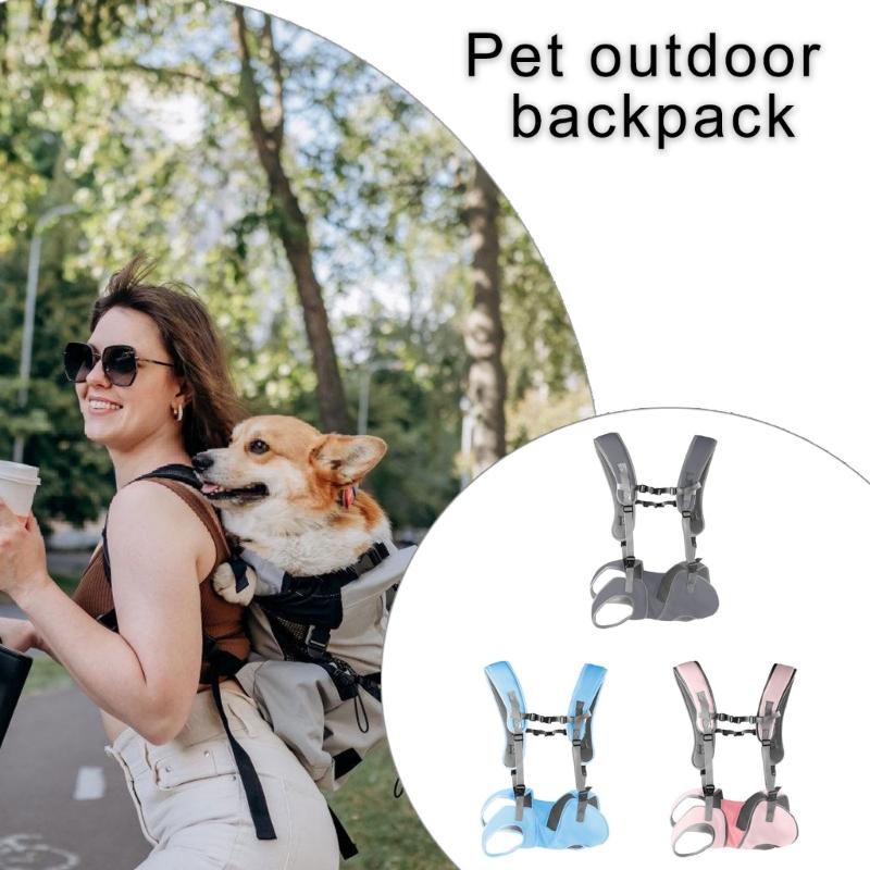 Katzen-in-Bag-Träger für Welpen Tragetasche Outdoor-Reise-Schulterträger Sightseeing-Tasche Sicherheitsgurt