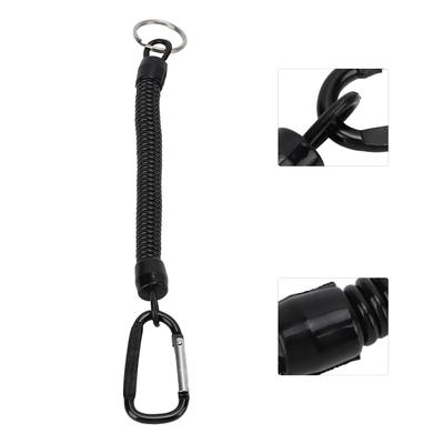 Retractable Spring Elastic Rope Security Gear Tool Anti Lost Keychain Fishing Lanyard