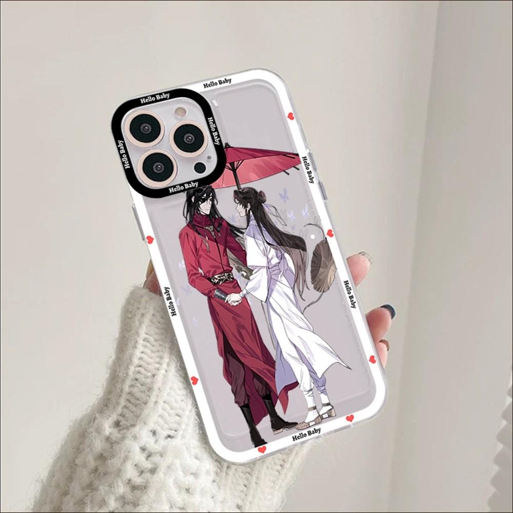 Heaven Official’s Blessing Phone Case For iPhone 11 12 13 14 Mini Pro Max XR X XS TPU Clear Case For 8 7 6 Plus SE 2020