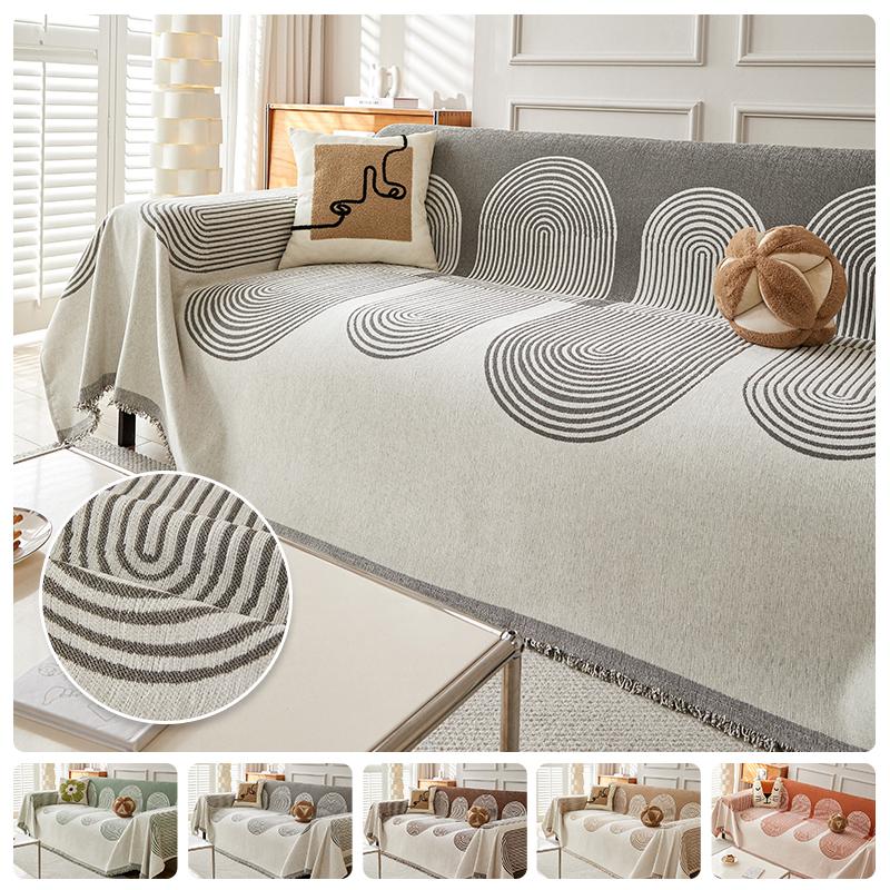 Chenille Sofa Cover Dust Proof Sofa Cushion Cover Universal Couch Towel Anti-cat Scratch Protection Cover Sofa Blanket Carpet
