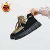 2024 New Winter Thick-soled Fashion Women's High Top Plus Fleece Warm Everything Height-increasing Leisure Snow Boots