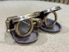 Handmade Antique Brass Maritime Binocular – Vintage Nautical Spyglass, Royal Navy London 1917 Replica, Collector Gift