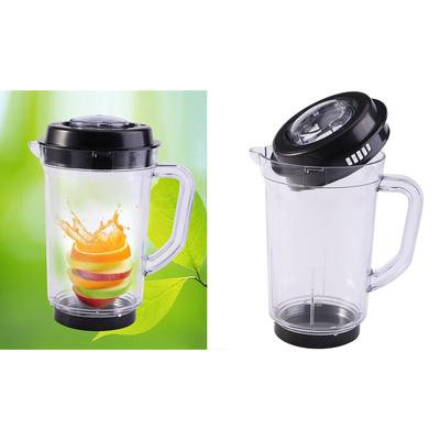 Ersatzzubehör Plastik Wasser Milchbecher für 250W Entsafter Mixer Becher Krug Behälter Küchenbehälter 1000ml Fassungsvermögen