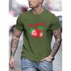 Print Mens T-Shirt Summer Breathable Casual T Shirts Trendy Crewneck New Tee Top Loose All-Match Man Streetwear
