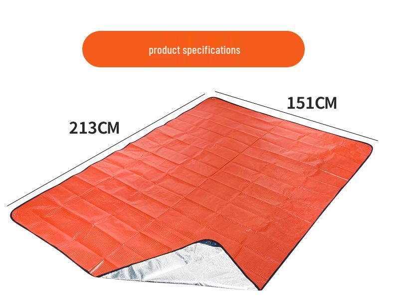 Portable Outdoor Emergency Lifesaving Blanket: Multifunctional, Foldable, and Warming for Camping Survival