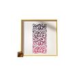 Geometric Floral Pattern Stencil for DIY Wall Painting