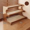 2/3 Tiers Wood Tabletop Stand Compact Simple Shoe Organizer Desktop Storage Rack  Decorations