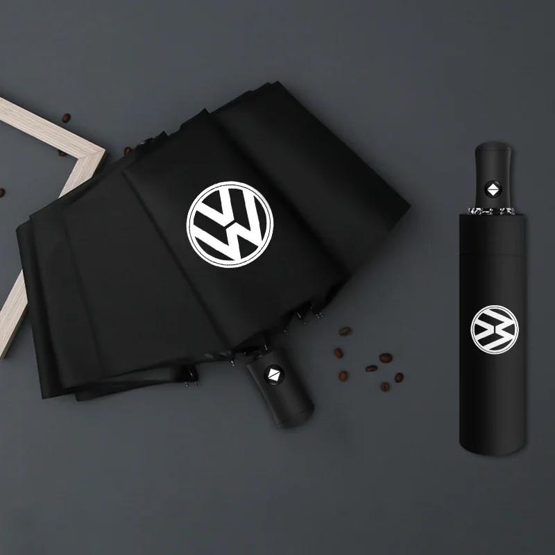 

1pcs New Car Automatic Folding Windproof Sunshade Umbrella For Volkswagen Polo Passat B5 B6 B7 T4 T5 Golf 4 5 6 Tiguan Jetta Gol