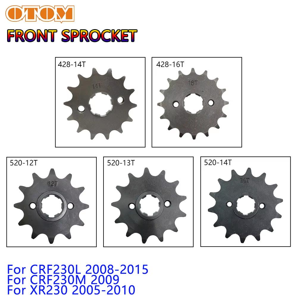 OTOM Motorrad Ritzel Für HONDA CRF230L CRF230M SL230 XR230 428 520 Kette 12T 13T 14T 16T Ritzel Motocross Enduro