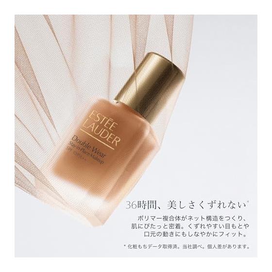 Estee Lauder Liquid Foundation Double Wear Stay In Place Makeup N 30mL Foundation Cool Vanilla Hard To Fall Argeniacin(TM) Sodium Hyaluronate Bare
