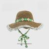Summer Seaside Beach Straw Hat Female Versatile Outdoor Sunscreen UV Protection Sun Hat Bucket Hat Fresh and Sweet
