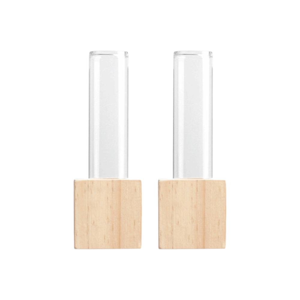 Home Decoration Glass Tube Vase Minimalist Flower Holder Hydroponic Flower Vase Indoor Planting