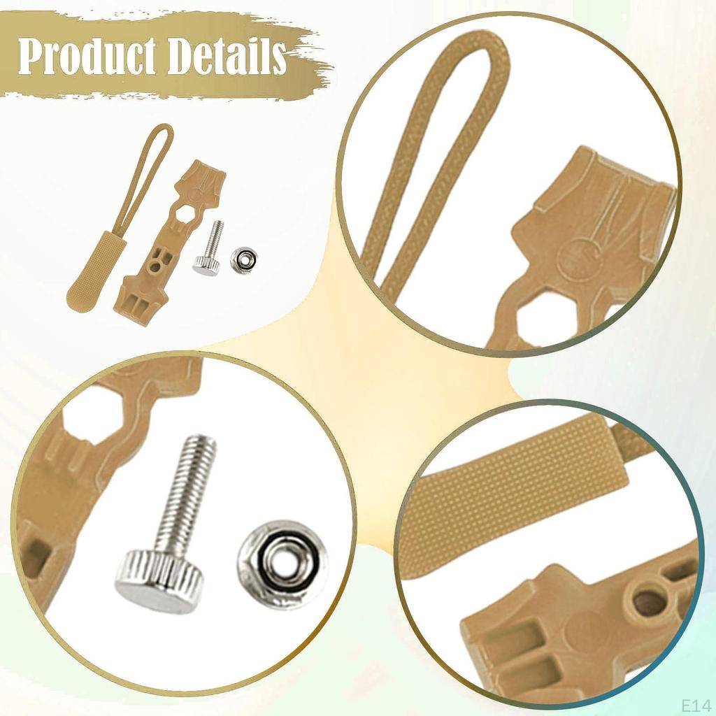 200 Pieces Jacket Zippers Zipper Repair Kit Backpack Replacement Pulls Zip Heads Reusable