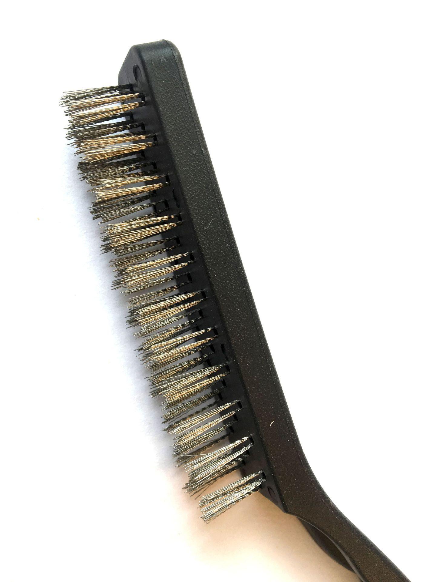 

1 шт. Мини-проволочная щетка латунная нейлоновая и стальная щетки микро сталь латунь средство для удаления ржавчины удаление краски металлическая чистка полировка заусенцев