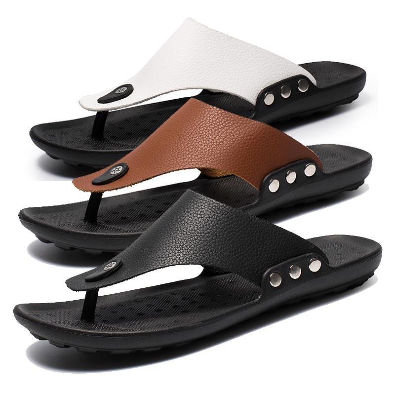 Summer New Men's Cool Men's Beach Shoes Men's Breathable Men's Flip-flops Casual Cool Slippers Trendy Men's Shoes