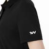 Under Armour Codzienna Sportowa Oddychająca Jednokolorowa Koszulka Polo z Krótkim Rękawem Damskie Topy Czarna 21500543-001