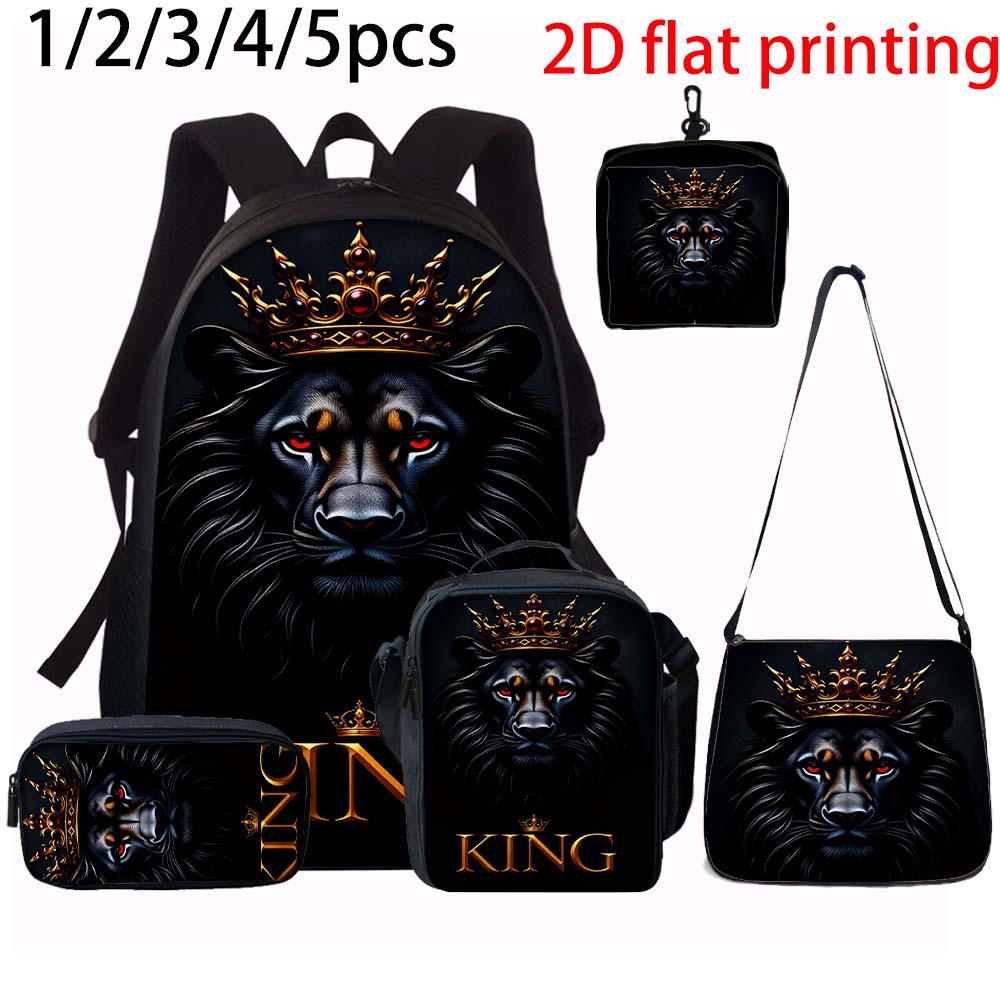 3-Piece CR7 Soccer Star Pattern Rucksack Set – Big-Capacity Casual Backpack with Matching Clutch & Tote Carrier, Perfect for Daily