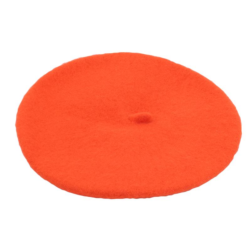 Winter Warm Faux Wool Beret Vintage Unisex Women Girls French Artist Beanie Hat Cap Kawaii Flat Top Caps Warmers 11 Colors
