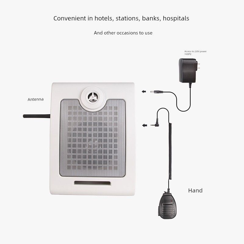 Kitchen School Workshop Speaker Two-Way Wireless Interphone