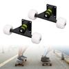 2PCS   Trucks Set with 4 Wheels Aluminum Alloy 5 Inch Shock Absorption  Board Truck for Replacement