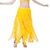 Bauchtanzkostüm für Damen Bauchtanzrock Chiffon Rüschen Maxirock Bauchtänzerin Outfit Halloween Kostüme