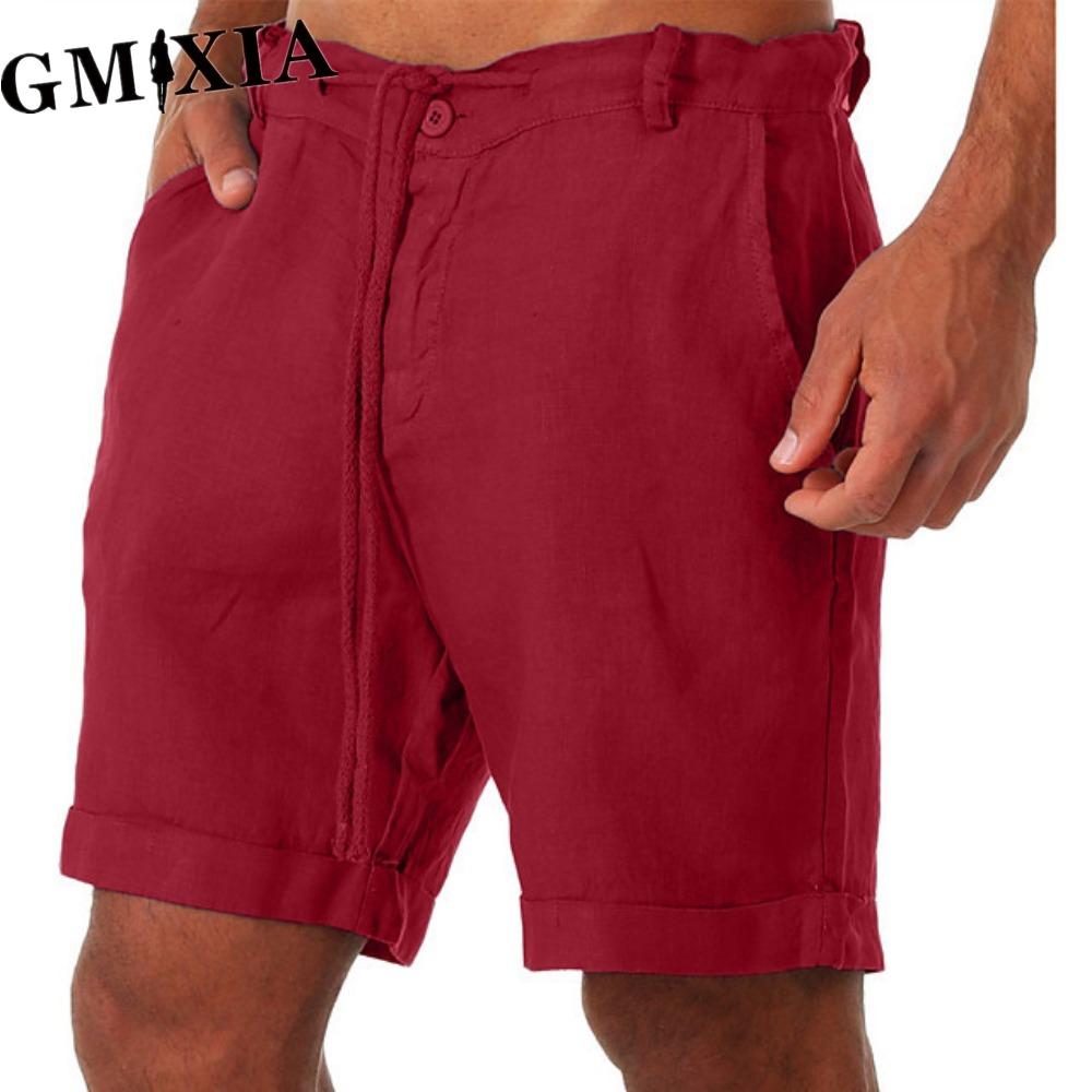 

GMXIA Чоловічі Модні Повсякденні Літні Весняні Шорти для Відпочинку XXXL червоний