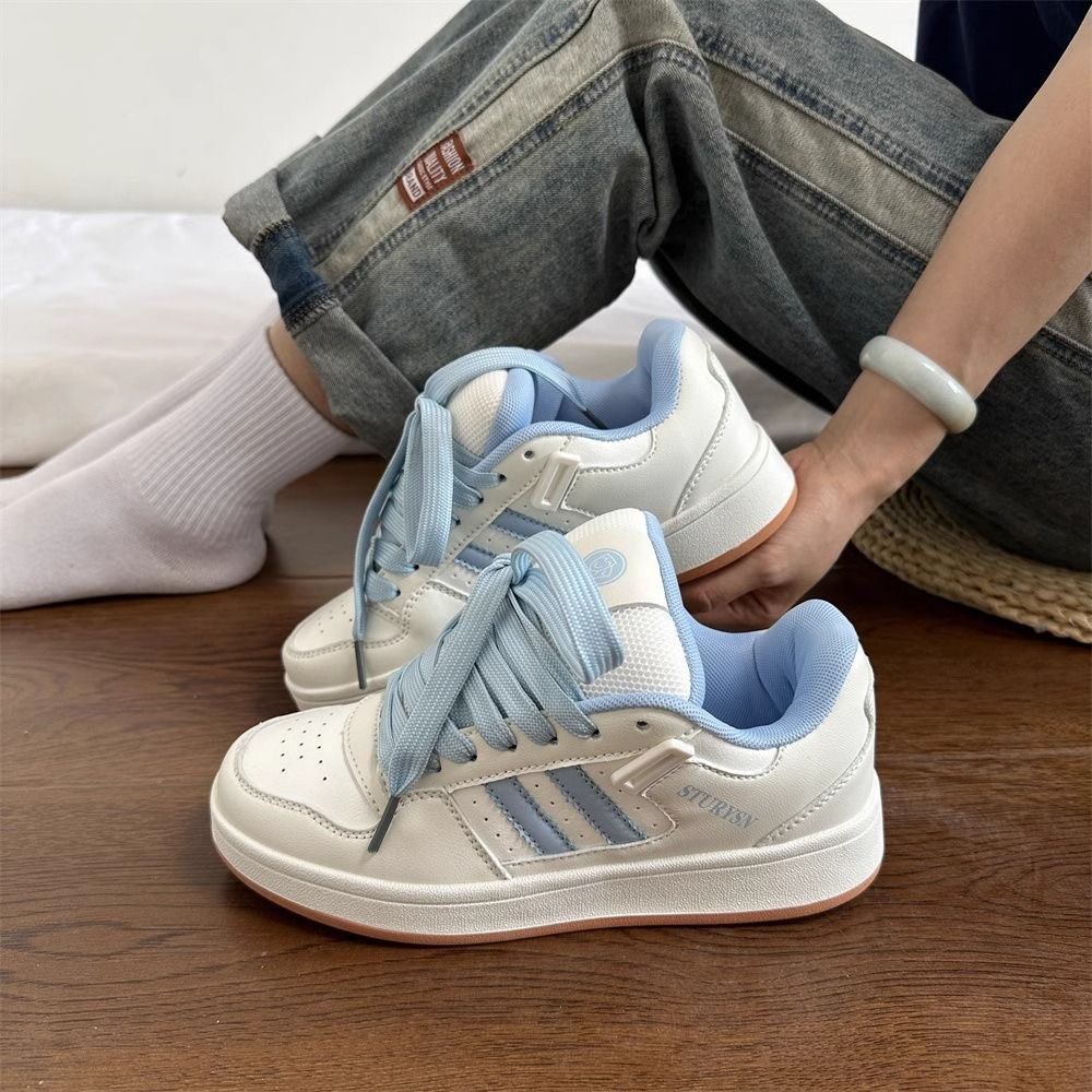 

Классические низкие повседневные маленькие белые туфли женские туфли тренд ниша универсальные туфли-хлеб осень новые кеды 40