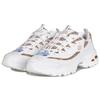 Skechers D'Lites Low Top Daddy Shoes White/Gold Women's 11916-WGD