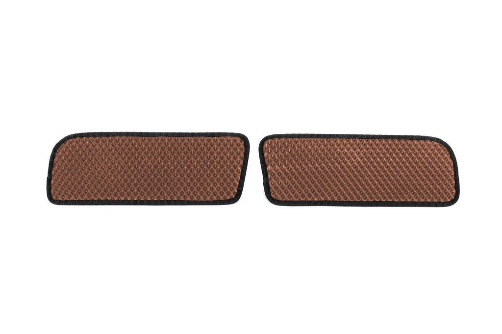 

door sill mats (2 pcs, EVA, Brown) for Volkswagen Crafter 2016-