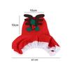 3pcs Set Christmas Elk Toilet Seat Cover Rug Set Decortions for Home Bathroom Ornament
